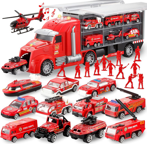 Camion dei pompieri set - dei, di