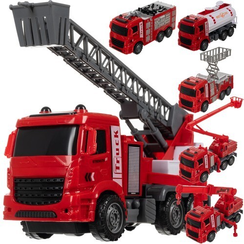 Camion dei pompieri set - dei,