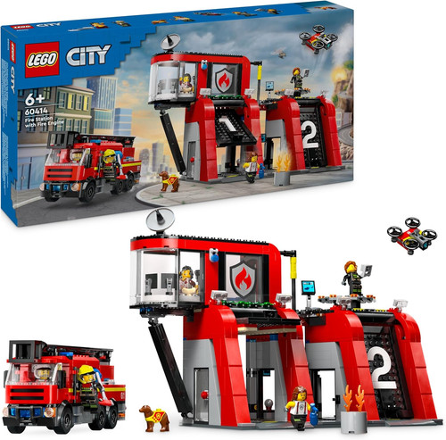 Lego city caserma dei pompieri - lego,