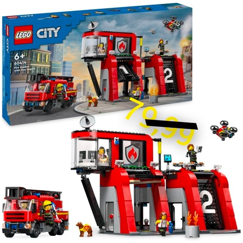 Lego city caserma dei - caserma, pompieri